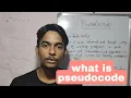 What is pseudocode in hindi pseudocode kya hota hai