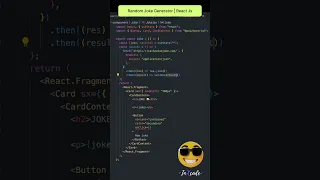 How to Create random joke Generator React Js