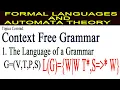 The Language of a Grammar in CFG FLAT TOC Giriraj Talks