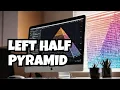 C Program to Print Left Half Pyramid Pattern in C Programming Language Tutorial