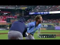 Taylor Walls HELD BACK after irate reaction to getting ejected ESPN MLB