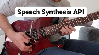 Sing a song with the JavaScript Speech Synthesis API using