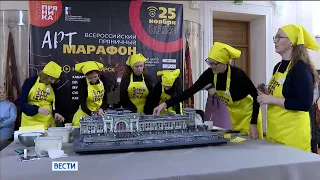 Необычную копию Железнодорожного вокзала «Новосибирск-Главный» испекли  местные кондитеры
