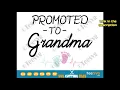 Promoted to Grandma SVG New Grandma Future First Time Grandma Baby Announcement Grandmother PNG
