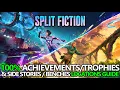 Split Fiction - 100 All 12 Side Stories 6 Benches Locations Guide