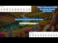 What a Wonderful World NO VOCAL (no capo) by Joanne Cooper play along with chords and lyrics