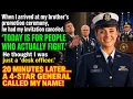 My Brother Banned Me From His Promotion Then a 4-Star General Called My Name