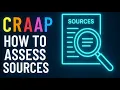 The CRAAP Test Unmasking Source Reliability
