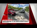 Northampton crews respond to car crash on North King St