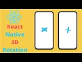 React native advanced 3D animation with parallel rotation function Part 8