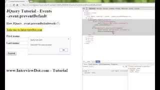 JQUERY EVENT PREVENTDEFAULT METHOD DEMO