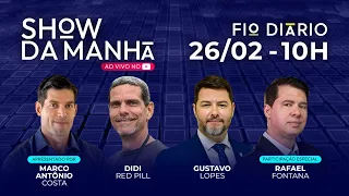 SHOW DA MANHÃ - CONGRESSO AMERICANO COMEÇA A DECIDIR FUTURO DE MORAES -  26/02/2025