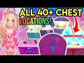 ALL 40 CHEST LOCATIONS in ROYALE HIGH easy guide Roblox