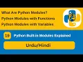 Python Modules Built in Modules Explained with Examples