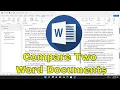 How to Compare Two Versions of a Document in Microsoft Word Tutorial
