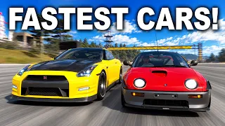 Drag Racing the FASTEST Cars in FORZA!