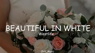 westlife beautiful in white lyrics loop video 
