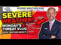 Tornado and wind risk Sunday night and Monday Severe weather vlog 2026