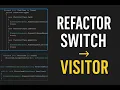 Refactoring Switch Statements into the Visitor Pattern