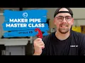 How To Build With Conduit Connectors Maker Pipe Master Class - Ep 3