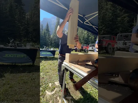 Cutting mortises with the @festool-canada CXS 18 drill and @SUIZAN chisel