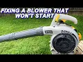 Fixing A Ryobi Blower That Won t Start