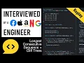 Longest Consecutive Sequence Cliff Trees Java Interview with a FAANG Engineer