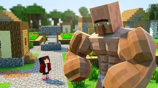 MAIZEN : Little JJ vs. Muscular Villager! - Minecraft Animation JJ & Mikey