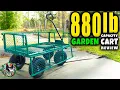 Heavy Duty Garden Cart Unboxing Assembly First Impression Honest Review