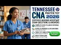 Tennessee CNA Practice Test 2026 Master Certified Nursing Assistant Exam Questions