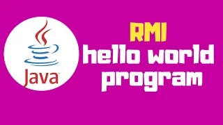 Java tutorial Introduction to java RMI hello world program