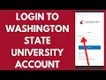 myWSU Login Tutorial - How to Sign in to myWSU Portal 2023