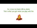 Download Lagu Nico Traut  - Play With Fire Lyrics (Original Song by Nico Santos)