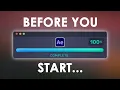 5 Things To Do After Installing After Effects