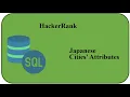 HackerRank solution Basic Select Q 05 Japanese Cities Attributes MySQL