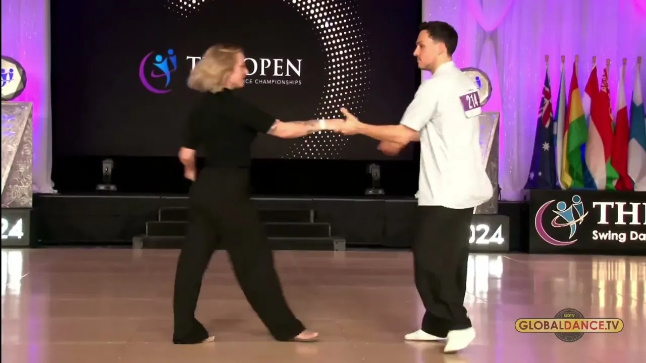 Allan Thivoz and Ashley Snow - Jack & Jill Swing - All Star Finalist - The Open 2024