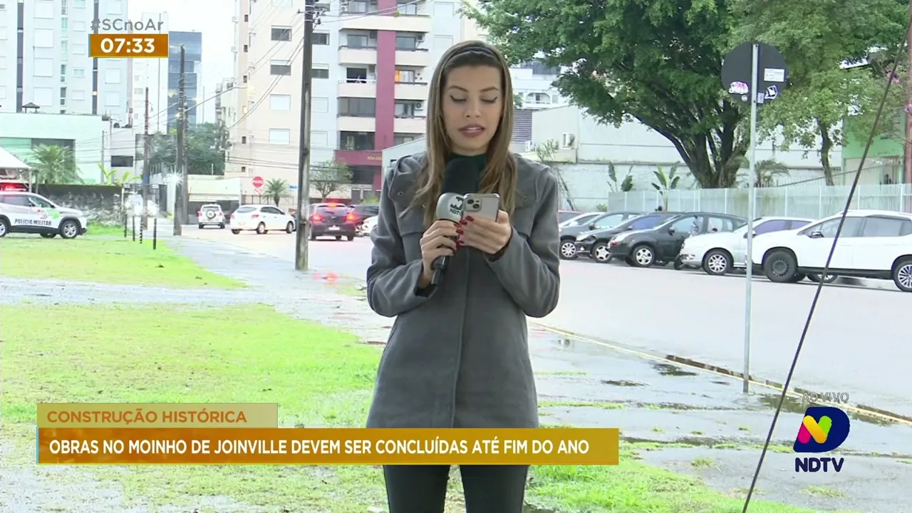 Obras no moinho de Joinville devem ser concluídas até o fim do ano