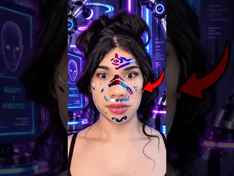 DIY: ME RETARON A MAQUILLARME: Del ROBOT + VIRAL DE TIKTOK!!!!😱🤖