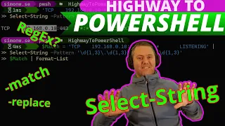 POWERSHELL TUTORIAL REGEX MATCH AND REPLACE Highway to PowerShell - Episode 8