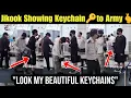 Download Lagu Jikook Showing Their Cute KeyChains to BTS Army 💜 Jimin Jungkook Showing Keychain at Airport Today 💜