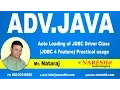 Auto Loading of JDBC Driver Class Advanced Java Tutorial Mr Natraj