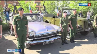 В Омске прошел автопробег, посвященный спецоперации на Донбассе