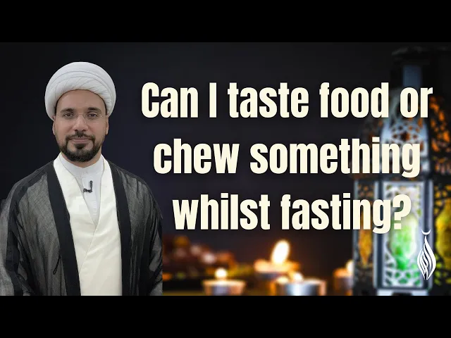 ⁣Can I taste food or chew something whilst fasting?