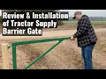 How to Install an Entrance Gate from Tractor Supply