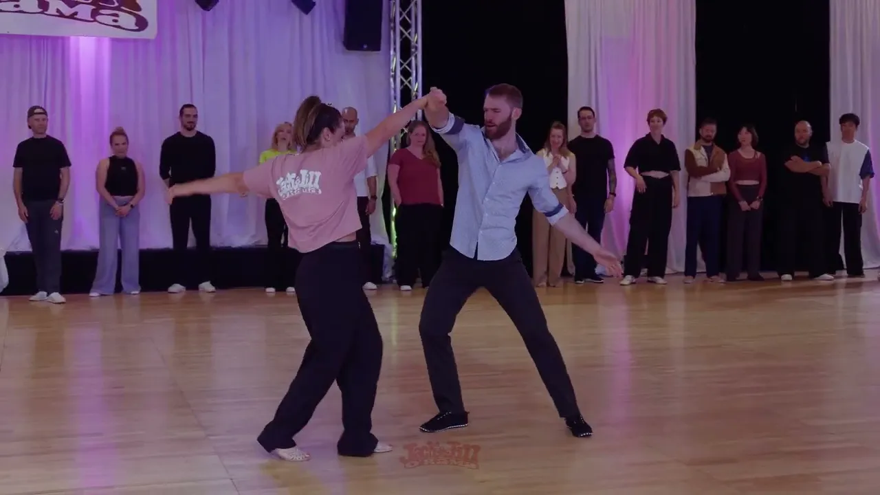 Kevin Kane and Jade Bryan - 2nd place Jack & Jill Sophisticated Finals - Jack&Jill O'Rama 2025