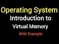 Lec-29 Virtual Memory Explained with Handwritten Notes Diagram OS Hindi