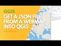 How to get web map json data into QGIS