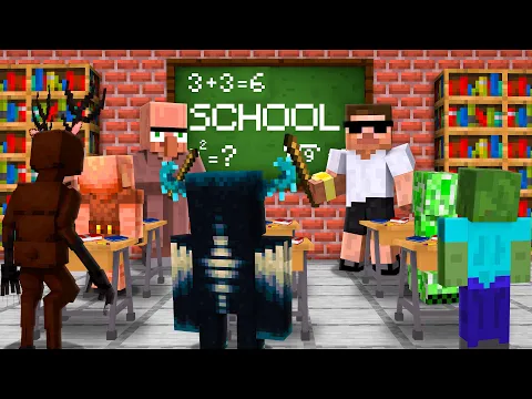 Video Thumbnail: Carry and Doorbin Opened a Mob School in Minecraft..