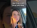AD tip how to be safer while driving