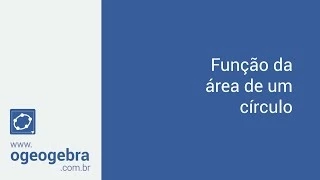 Função da área de círculos